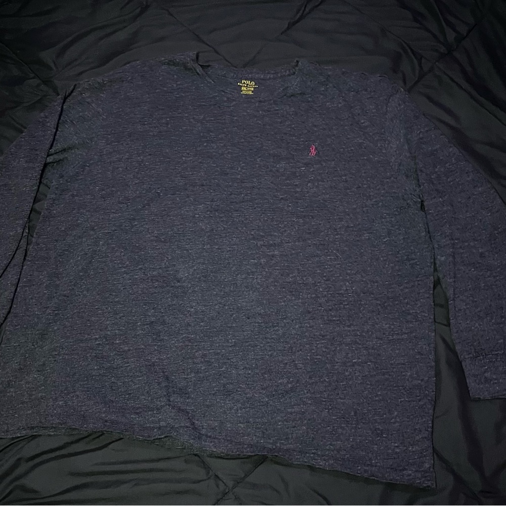 Polo Ralph Lauren long sleeve black marl heather